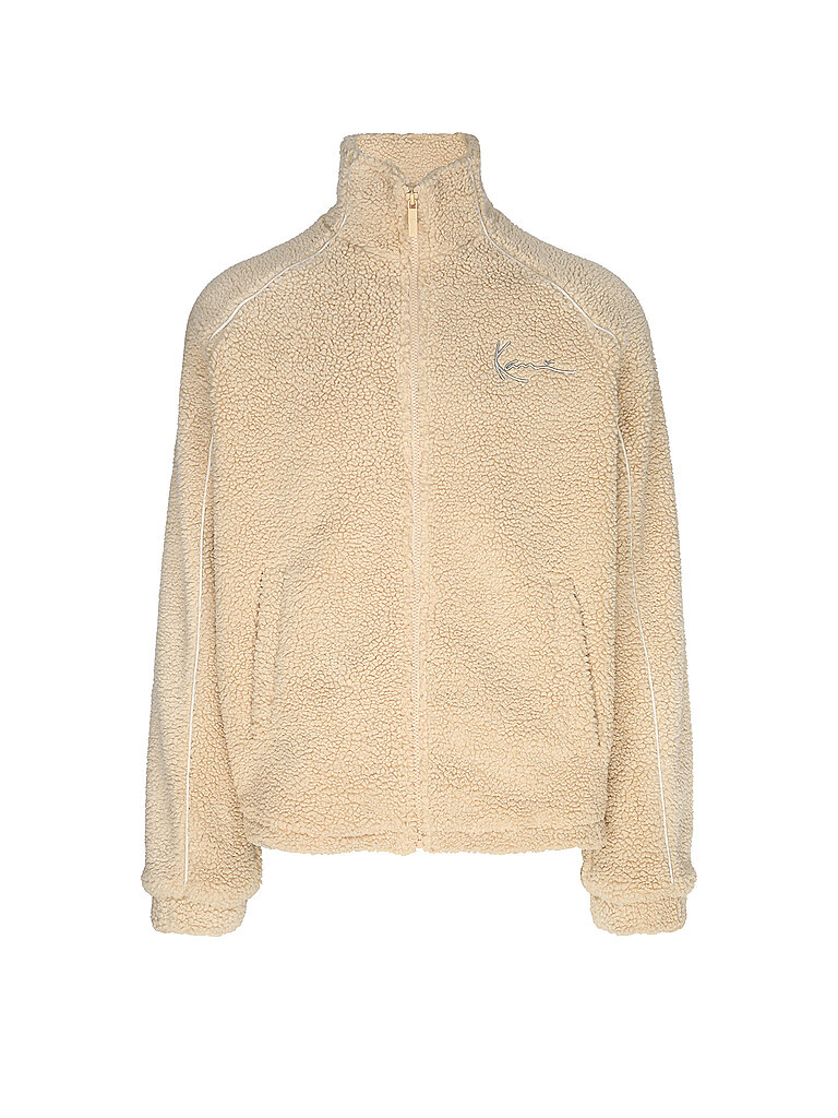 KARL KANI Fleecejacke  beige | XXL