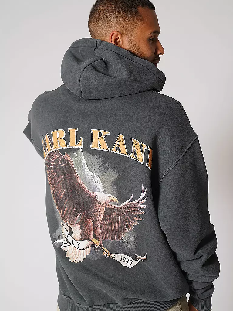 KARL KANI | Kapuzensweater - Hoodie  | schwarz