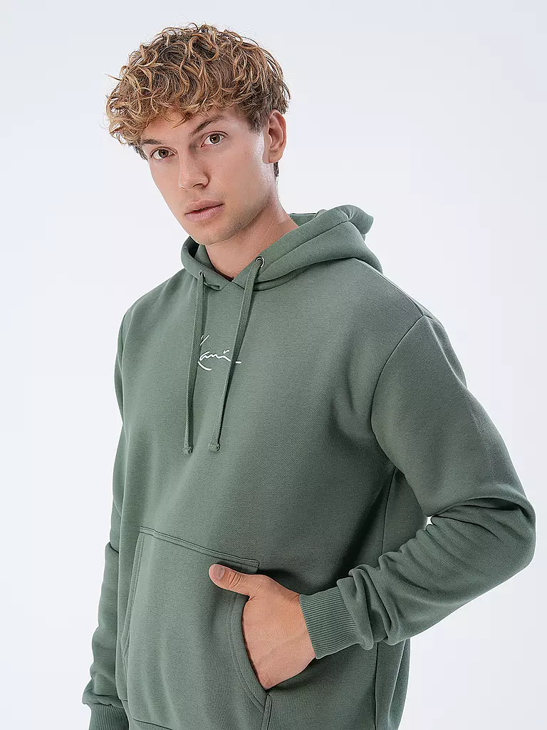 KARL KANI | Kapuzensweater - Hoodie | dunkelgrün