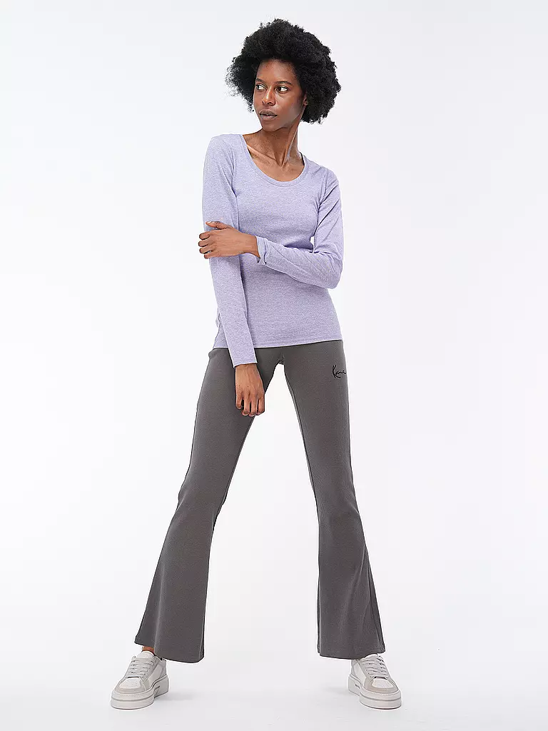 KARL KANI | Legging Flared Fit | grau