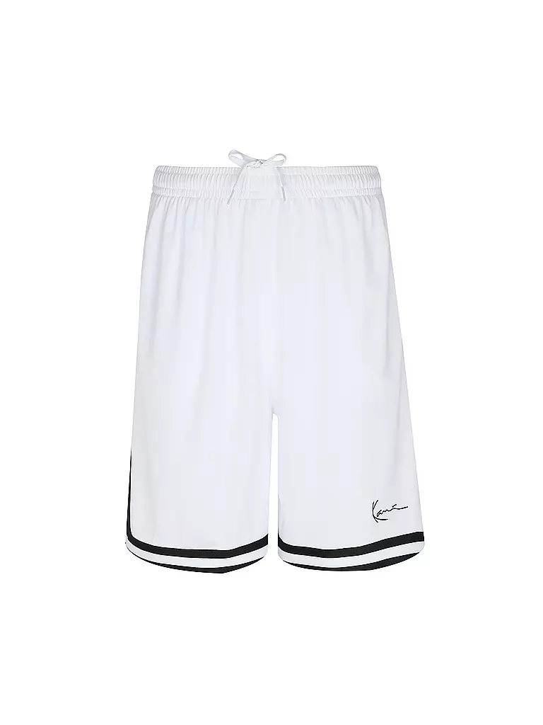 KARL KANI | Shorts SIGNATURE MESH | weiss