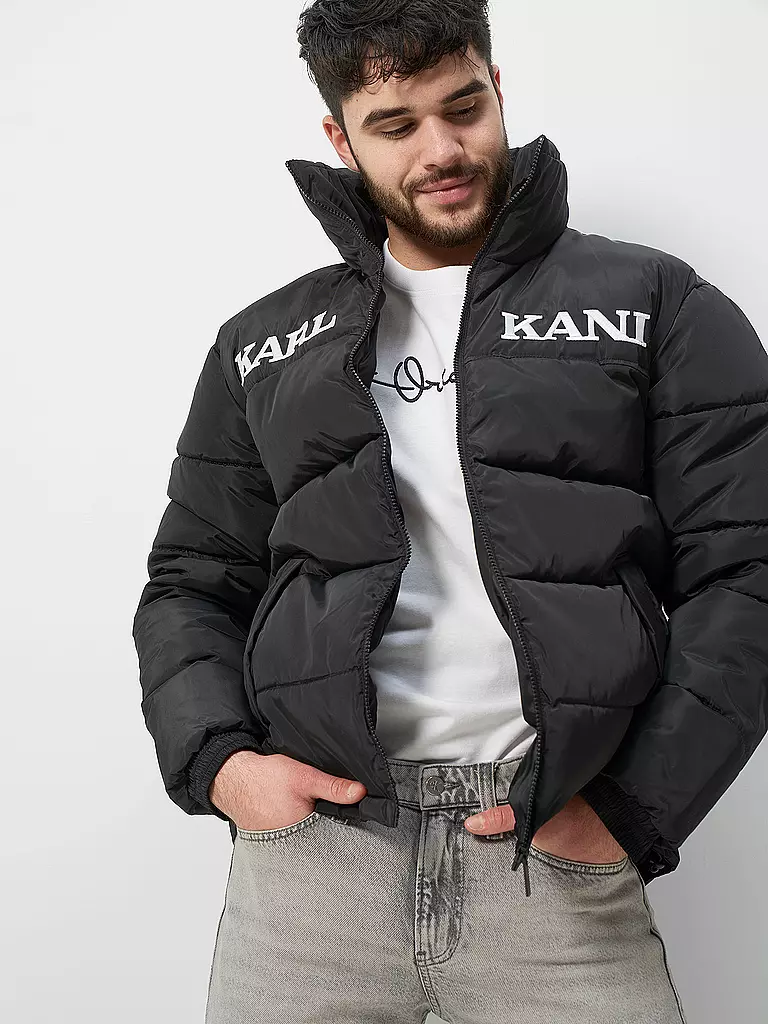 KARL KANI | Steppjacke RETRO ESSENTIAL | schwarz