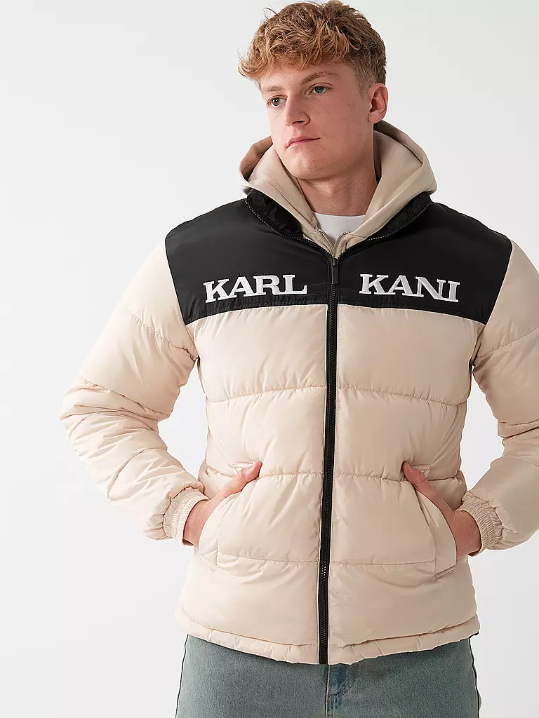 KARL KANI | Steppjacke RETRO ESSENTIAL | schwarz