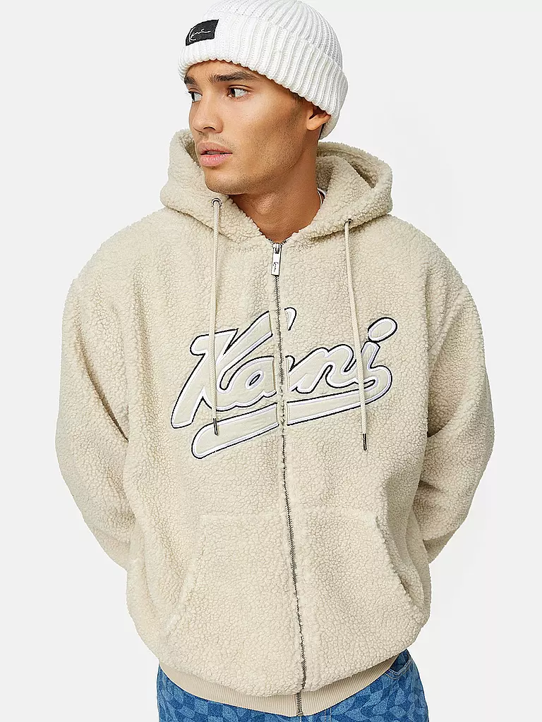 KARL KANI | Sweatjacke  | beige