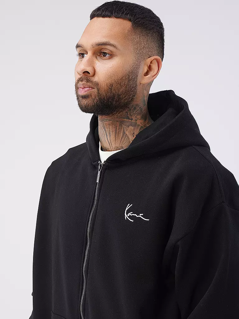 KARL KANI | Sweatjacke | schwarz