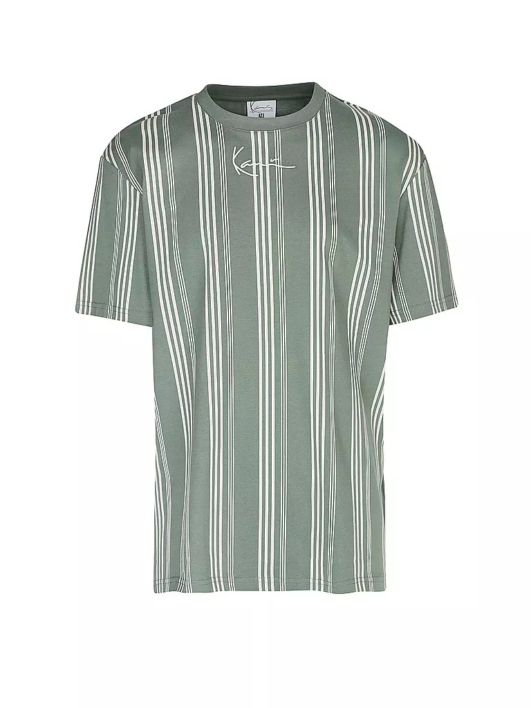 KARL KANI | T-Shirt  | dunkelgrün