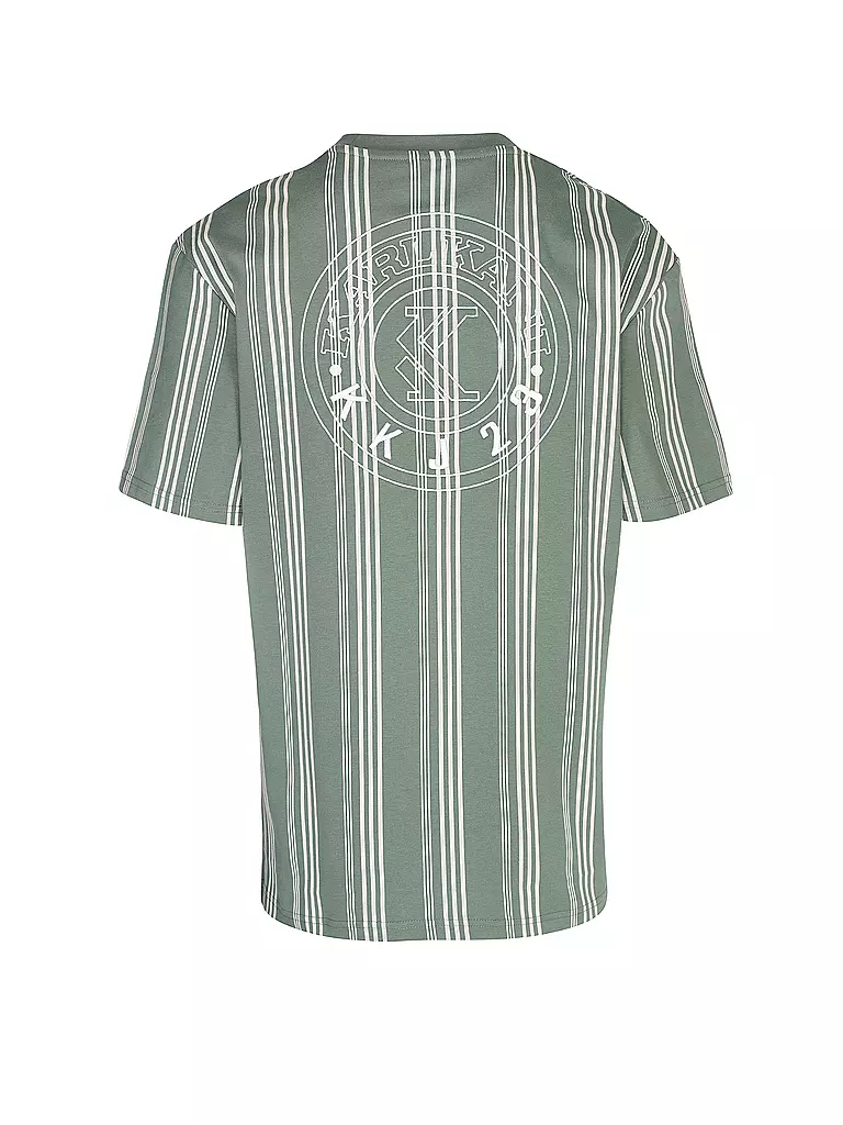 KARL KANI | T-Shirt  | dunkelgrün