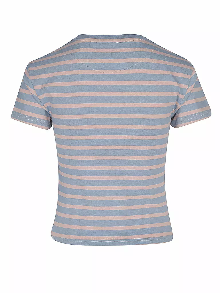 KARL KANI | T-Shirt Cropped Fit  | blau
