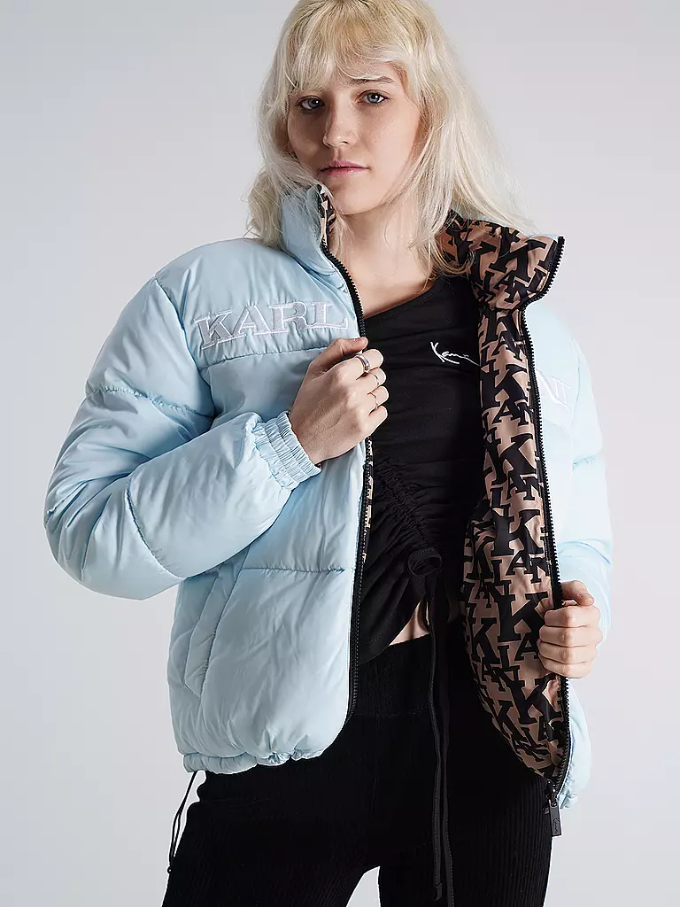 KARL KANI | Wende Steppjacke | hellblau