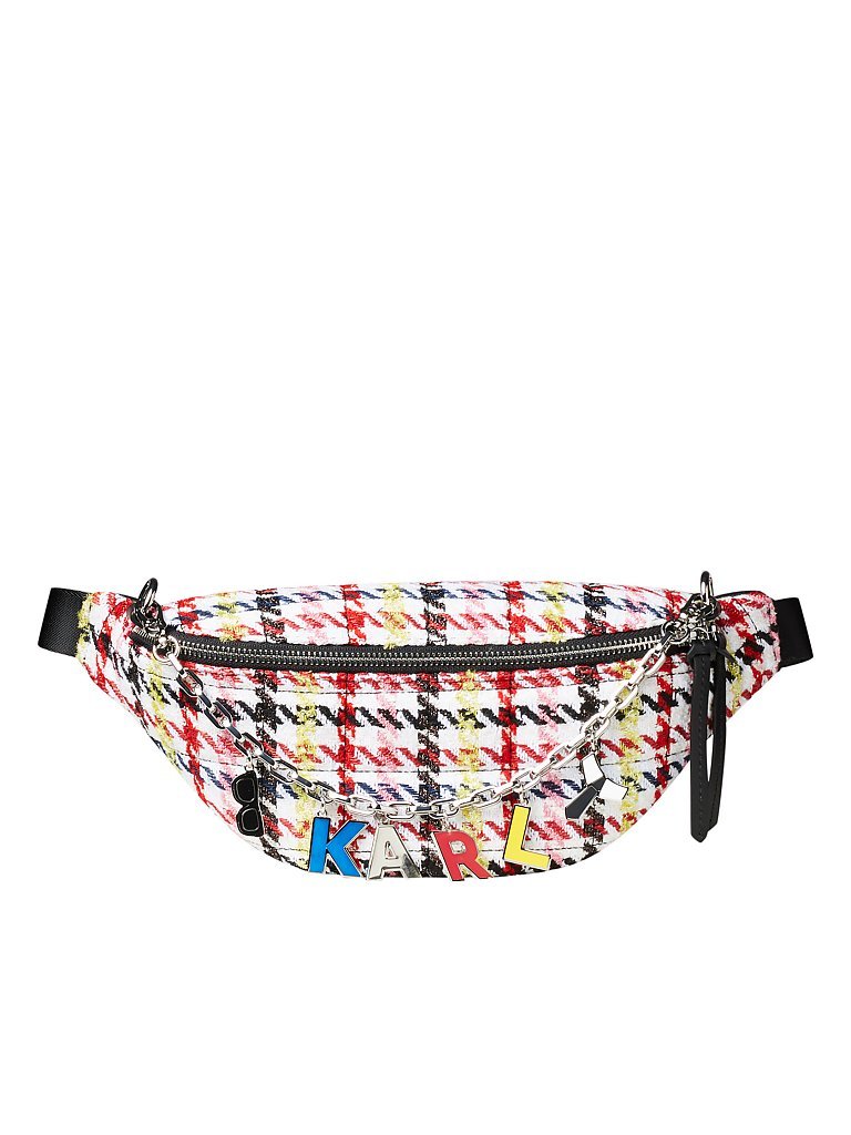KARL LAGERFELD Gürteltasche  Studio Tweed Bumbag  bunt