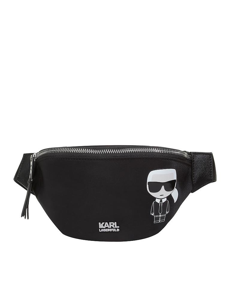 KARL LAGERFELD | Bauchtasche | schwarz