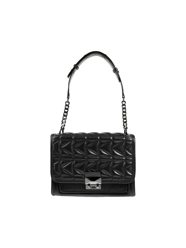 KARL LAGERFELD | Ledertasche - Henkeltasche "Kuilted" | 