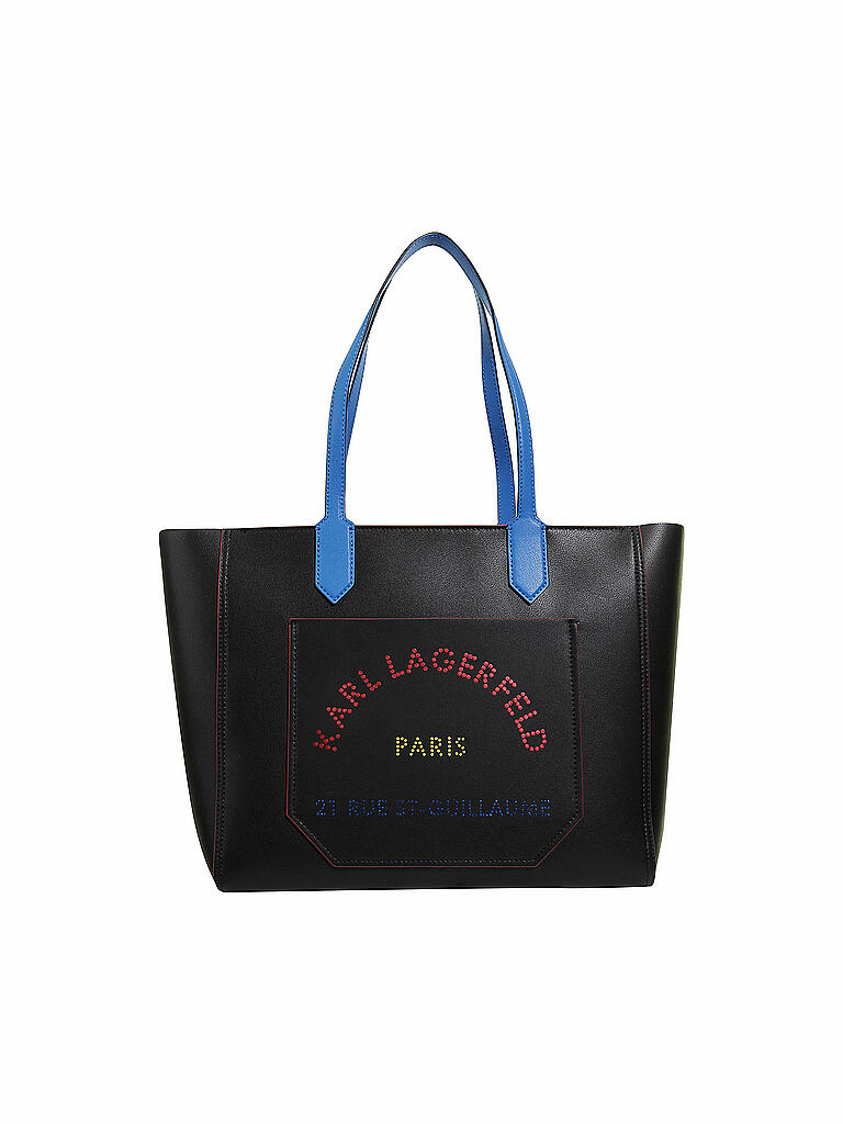 KARL LAGERFELD | Ledertasche - Shopper "Journey Bauhaus" | bunt