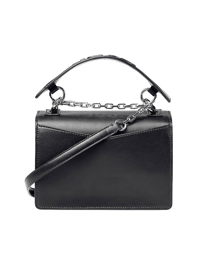 KARL LAGERFELD | Ledertasche - Umhängetasche K/Karl Seven | schwarz
