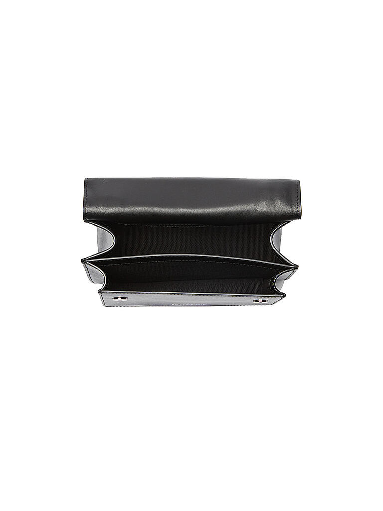 KARL LAGERFELD | Ledertasche - Umhängetasche K/Karl Seven | schwarz