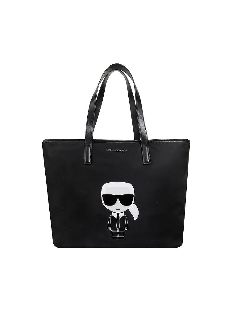 KARL LAGERFELD | Tasche - Shopper "Ikonik" | schwarz