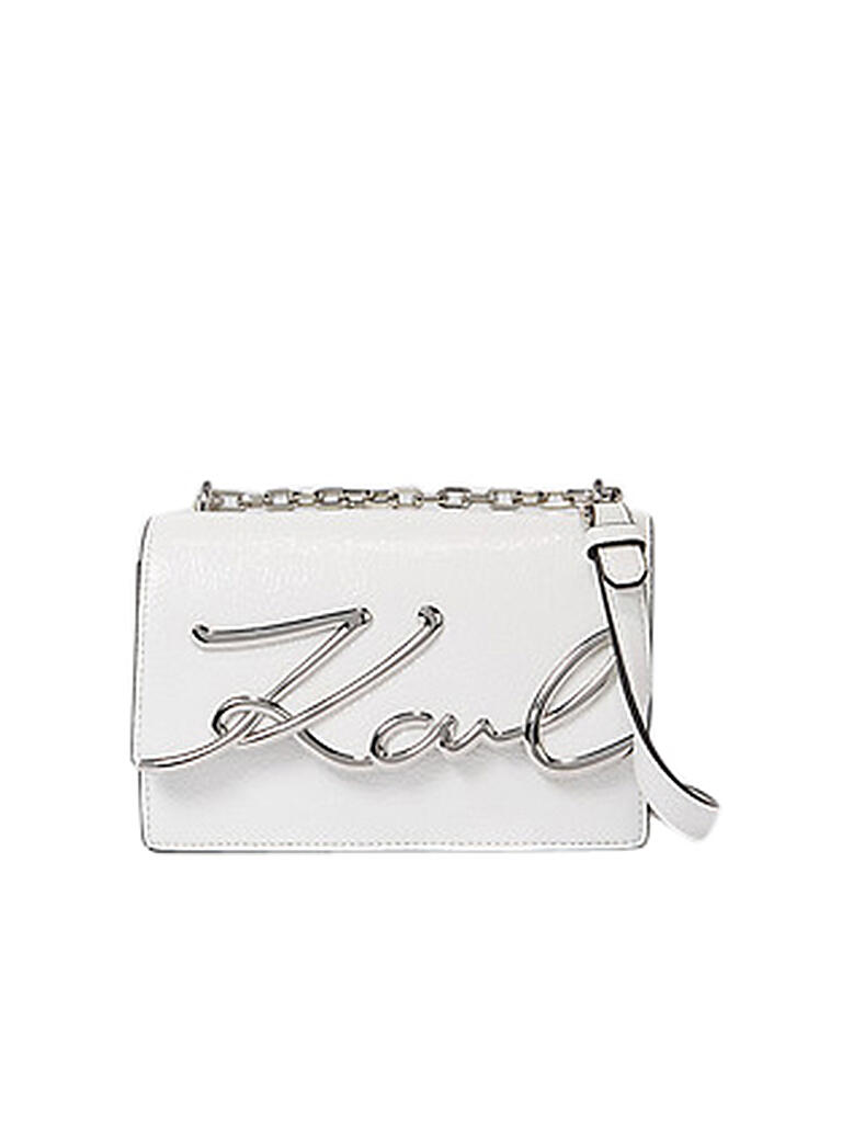 KARL LAGERFELD | Tasche - Umhängetasche NAPLAK | weiss