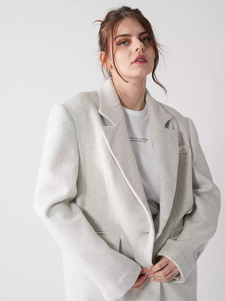 KARO KAUER | Blazer | hellgrau
