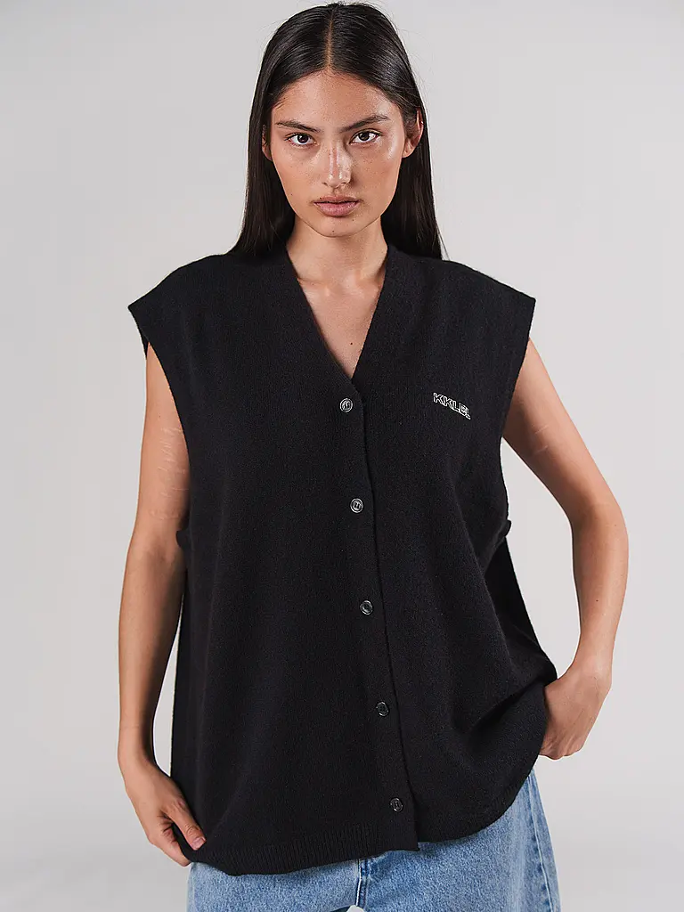 KARO KAUER | Gilet  | Schwarz