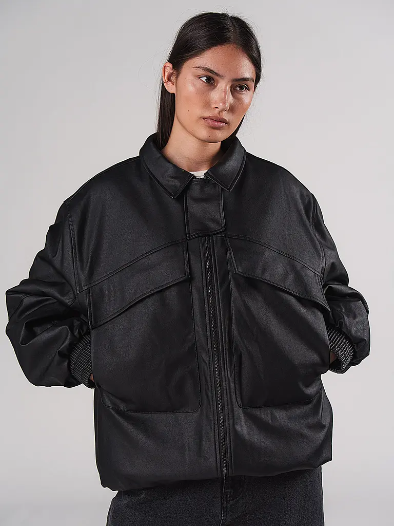 KARO KAUER | Jacke in Lederoptik | 