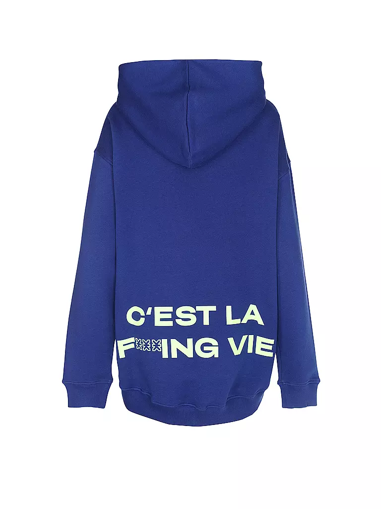 KARO KAUER | Kapuzensweater - Hoodie Oversized Fit | blau