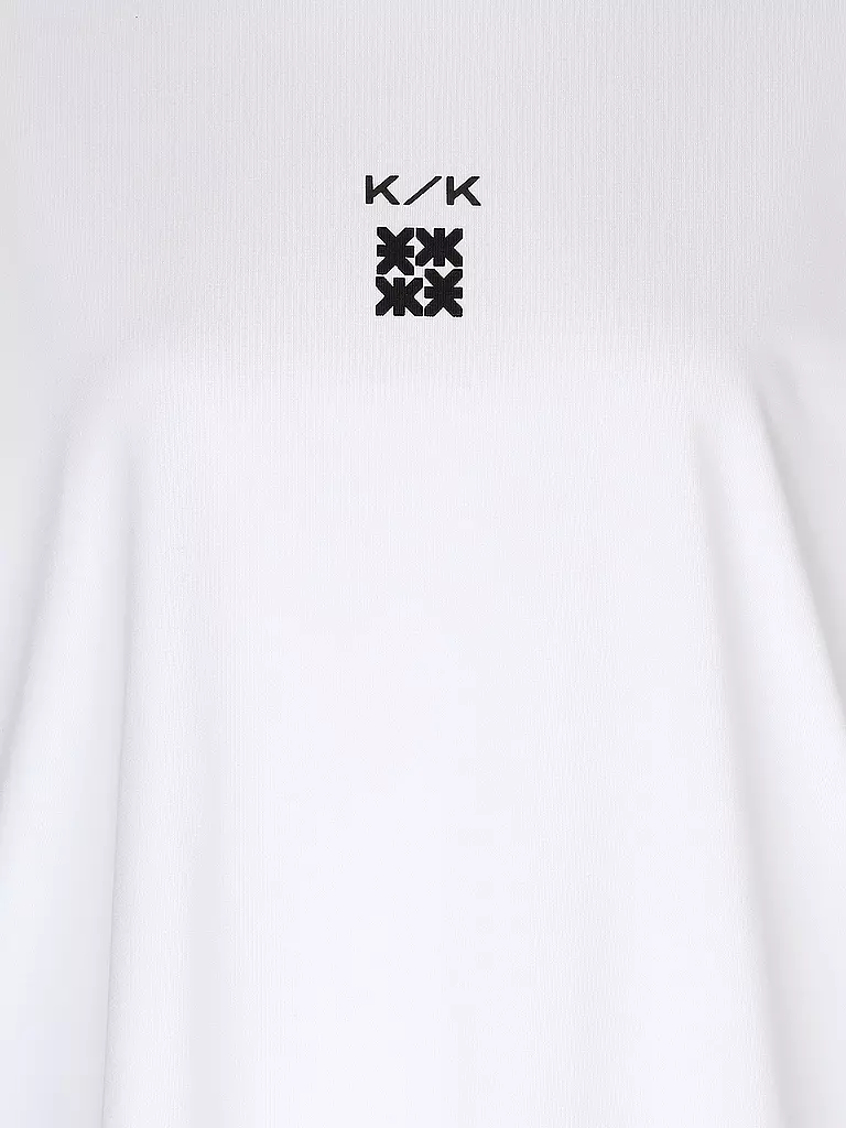 KARO KAUER | Langarmshirt Oversized Fit  | weiss