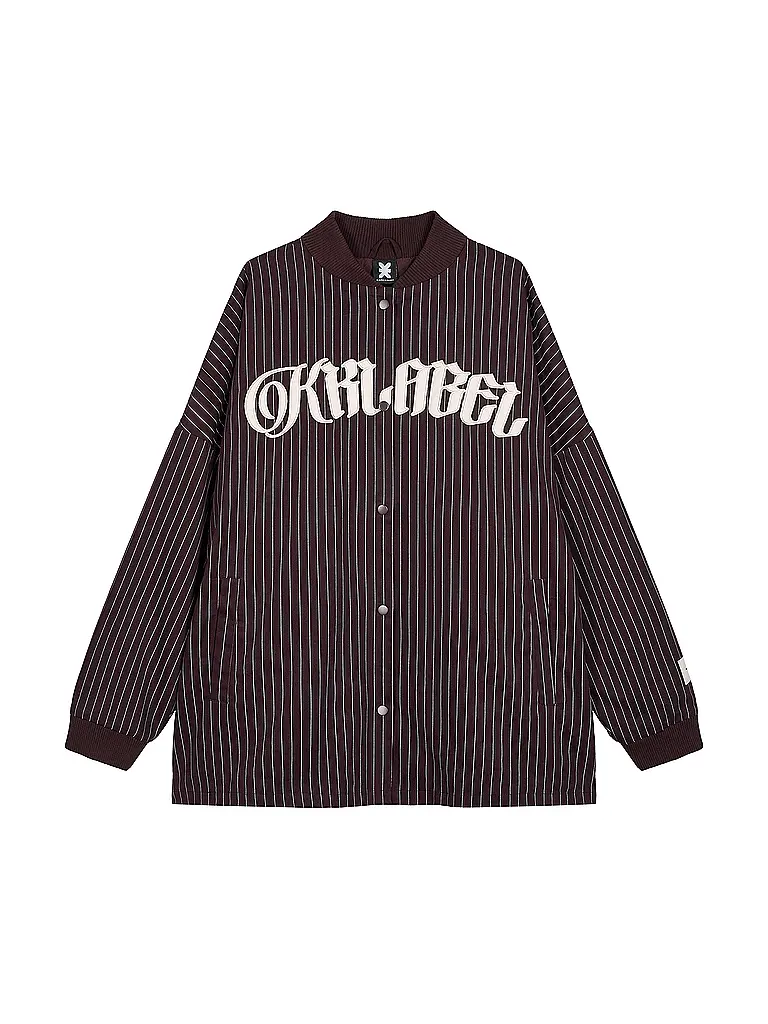 KARO KAUER | Overshirt  | dunkelrot