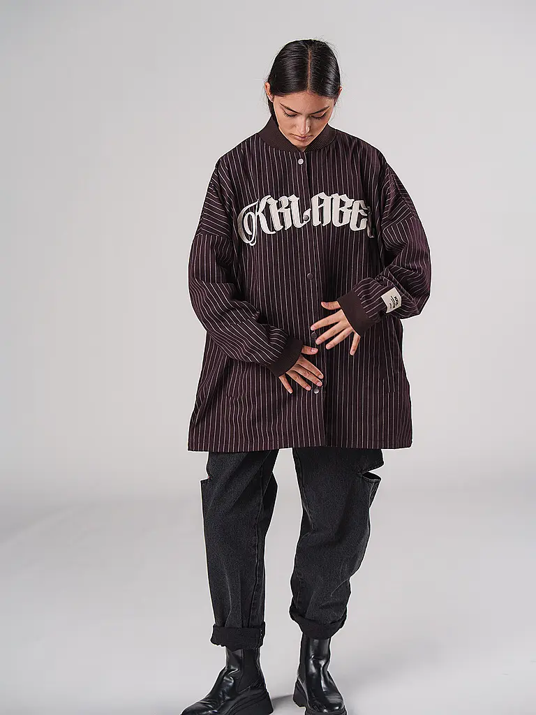 KARO KAUER | Overshirt  | dunkelrot