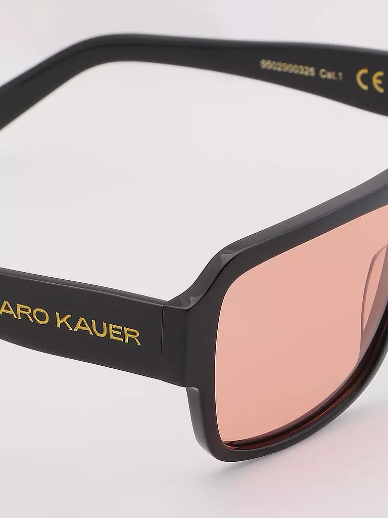 KARO KAUER | Sonnenbrille RETRO ORANGE | schwarz