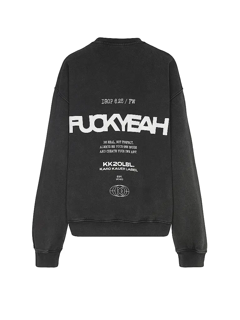 KARO KAUER | Sweater FUCKYEAH | Schwarz