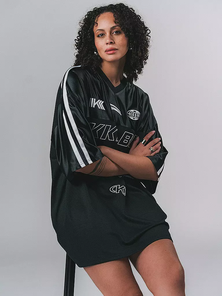 KARO KAUER | T-Shirt Oversized Fit | schwarz