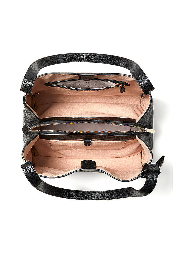 KATE SPADE | Ledertasche - Hobobag Knott | schwarz