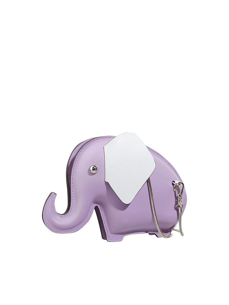 KATE SPADE | Ledertasche - Minibag "Tiny Elephant" | lila