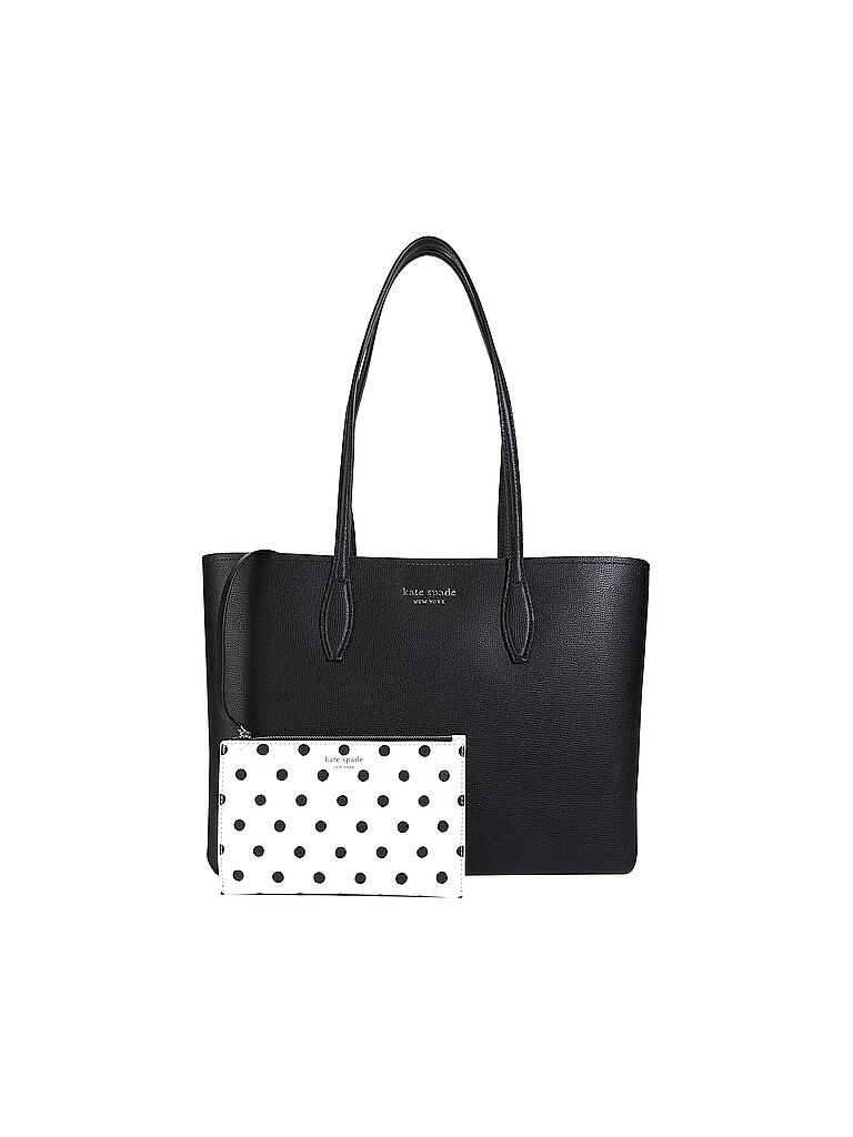 KATE SPADE | Ledertasche - Shopper ALL DAY | schwarz