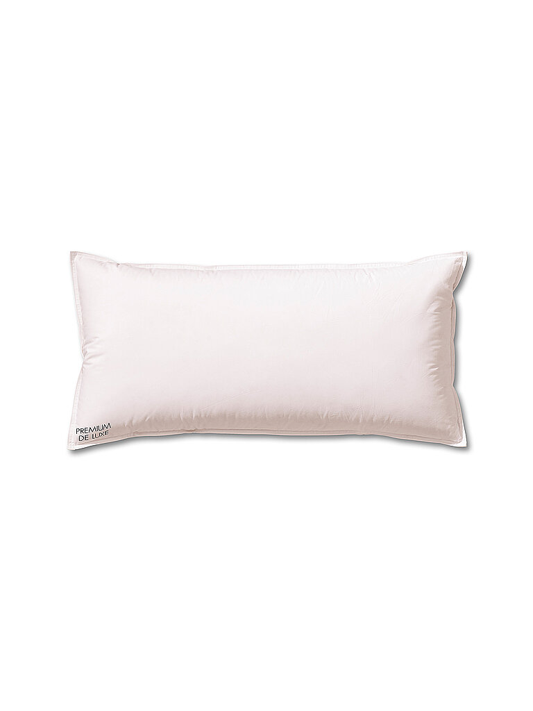 KAUFFMANN Kissen 40x80cm PREMIUM DE LUXE Weich Weiss weiss
