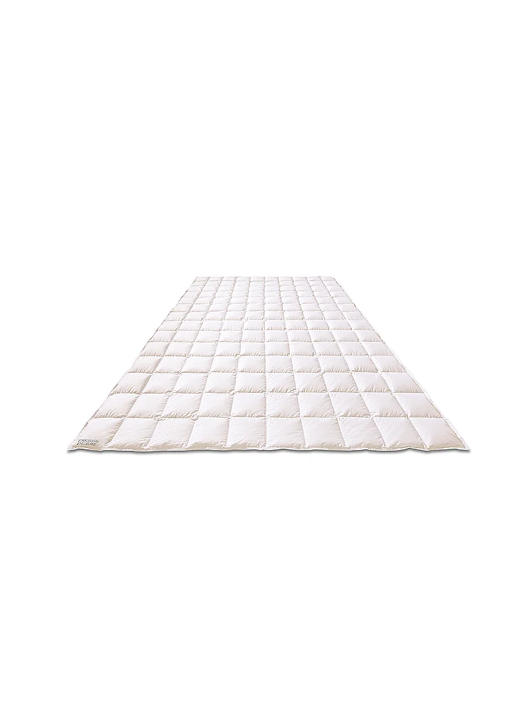 KAUFFMANN Couette en duvet 140x200cm EXCLUSIF DE LUXE Légère Blanc blanc