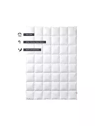 KAUFFMANN | Daunen-Kassettendecke "Premium 750" 140x220cm (580g warm) | weiss