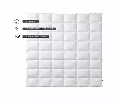 KAUFFMANN Kassettendecke "Premium 750" 140x200cm 530g Warm