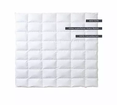 KAUFFMANN Kassettendecke "Prinzessin 800" 140x200cm (480g Warm)
