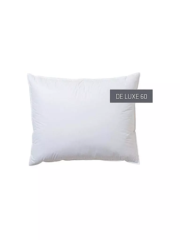 KAUFFMANN | Kissen "De Luxe 60" 40x60cm (320g Weich) | weiss