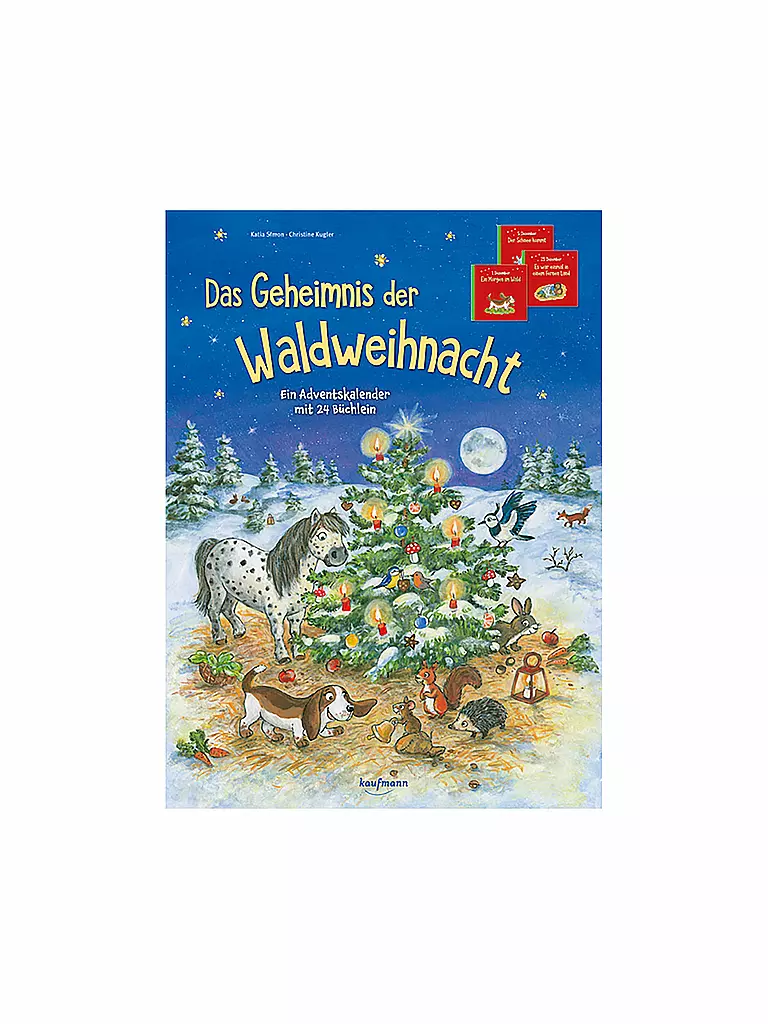 KAUFMANN VERLAG | Adventskalender Buch - Das Geheimnis der Waldweihnacht | keine Farbe
