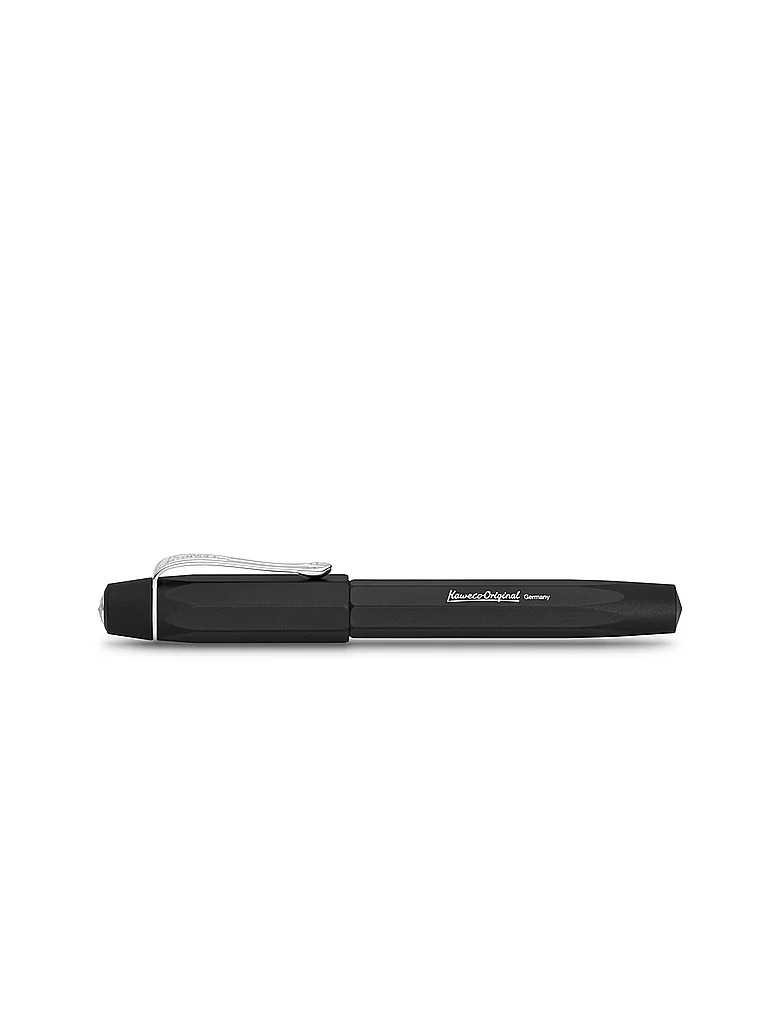 KAWECO Stylo plume Original 250 Noir Chrome Medium argent