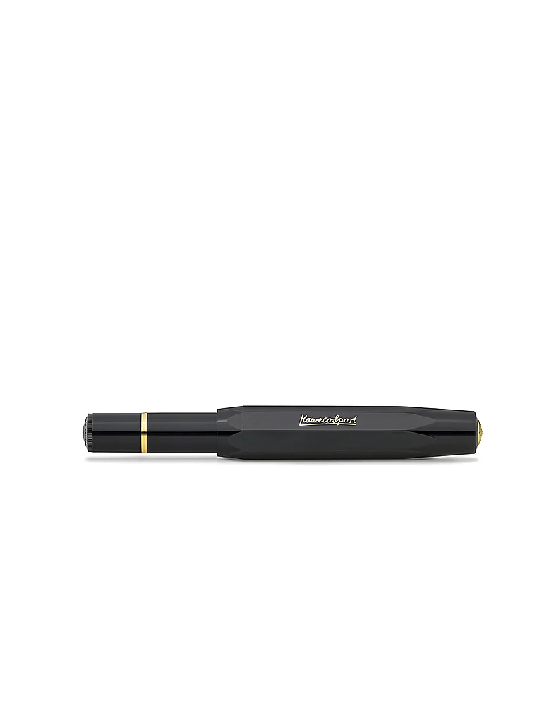 KAWECO Stylo plume Piston Sport Classic Noir/Or B noir