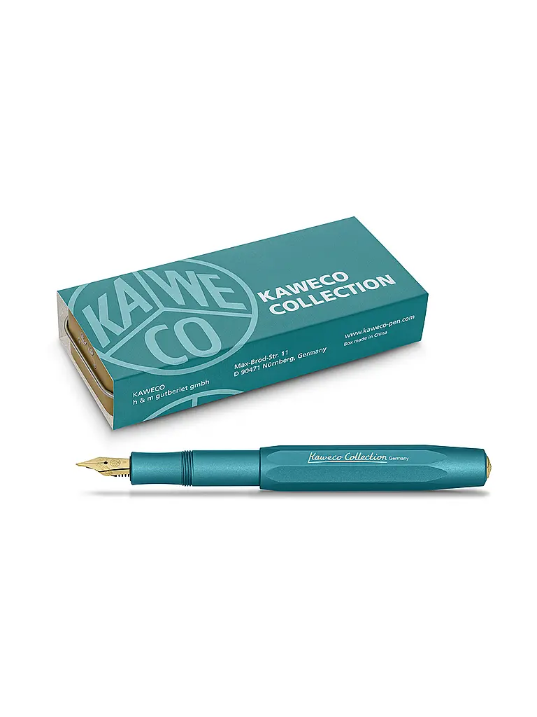 KAWECO | Füllhalter Collection Iguana Blue Breit | 