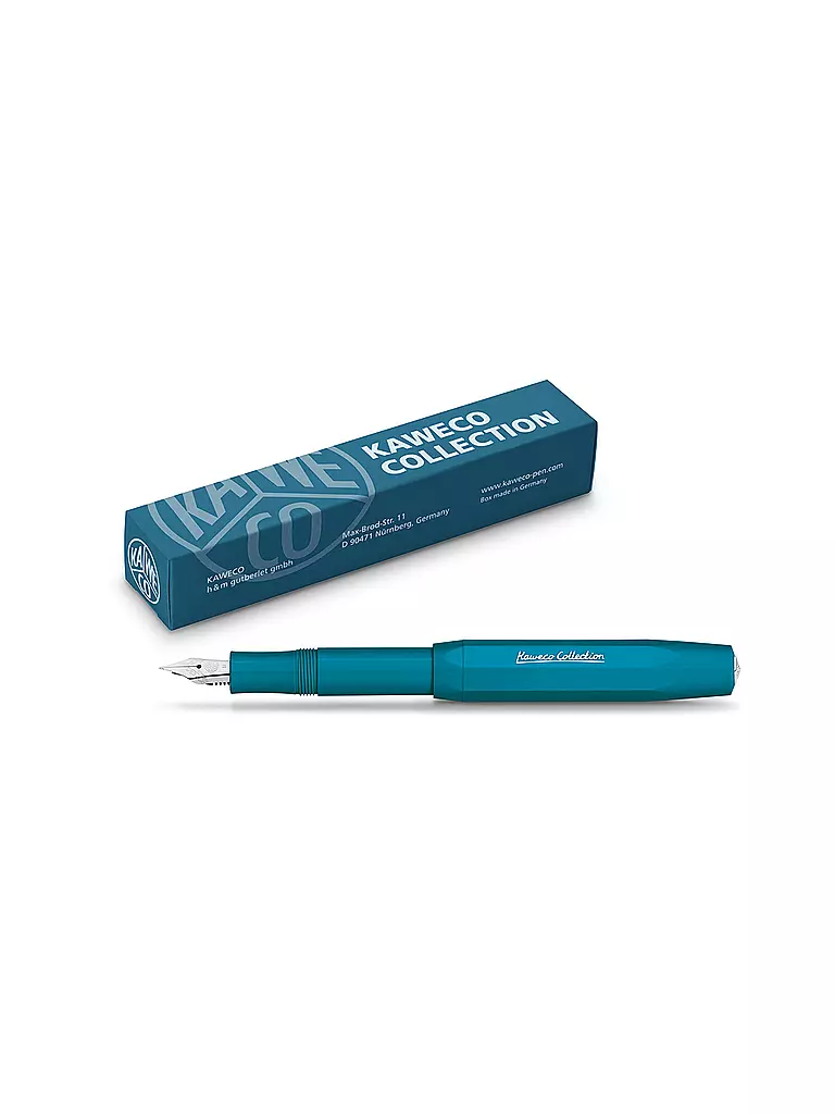 KAWECO | Füllhalter Cyan Medium | blau