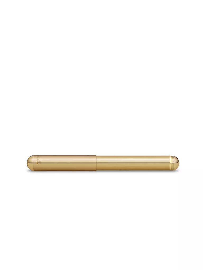 KAWECO | Füllhalter Liliput Messing Medium Braun | senf