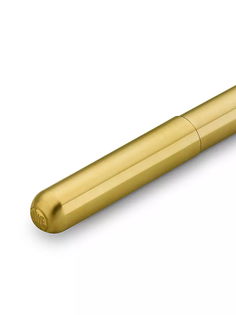 KAWECO | Füllhalter Liliput Messing Medium Braun | senf