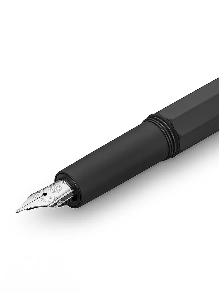 KAWECO | Füllhalter Original 060 Black Chrom | schwarz