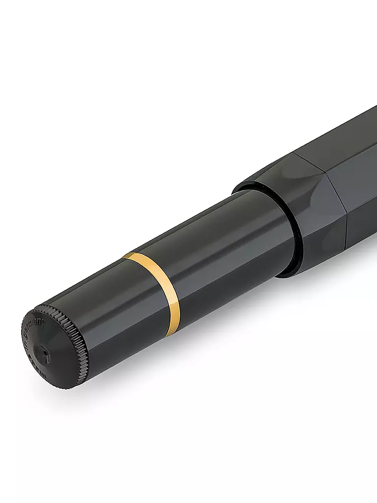 KAWECO | Füllhalter Piston Sport Classic Black/Gold F | schwarz