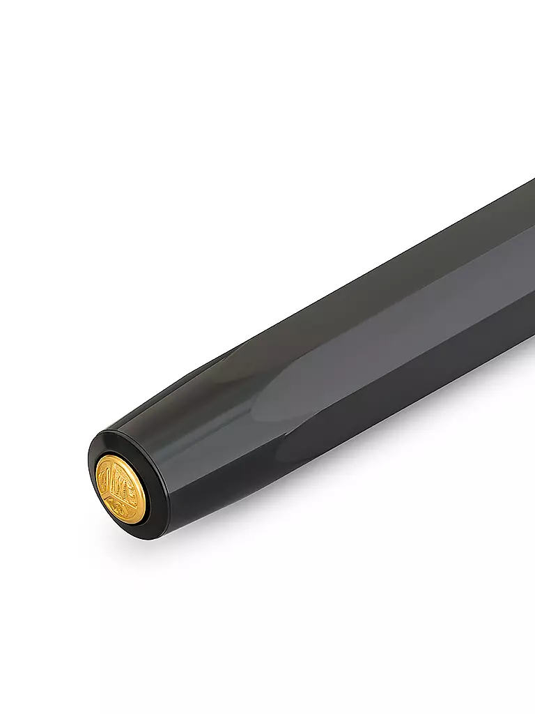 KAWECO | Füllhalter Piston Sport Classic Black/Gold M | schwarz